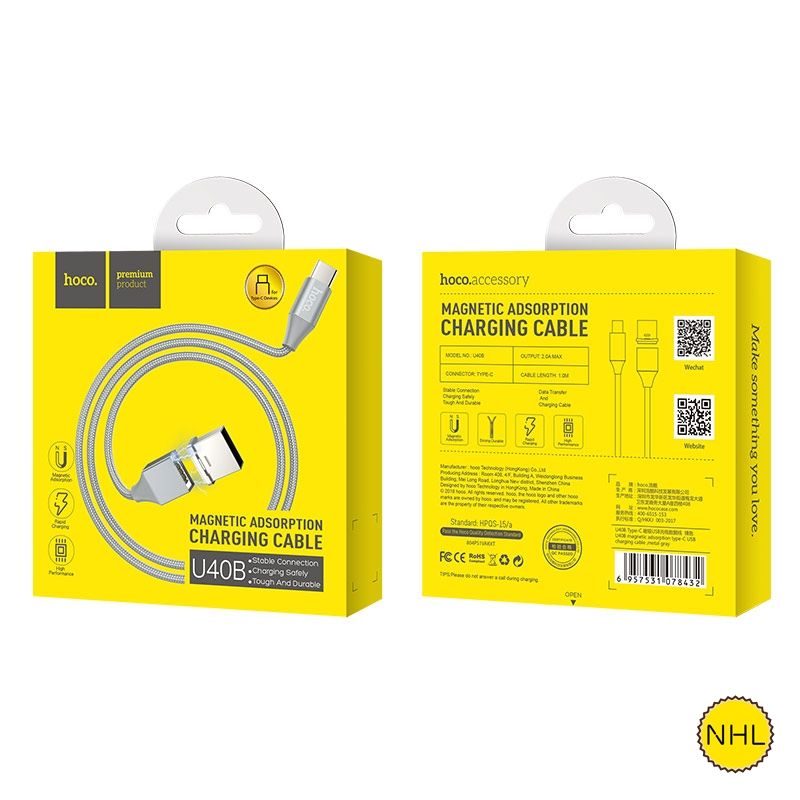 Dây Cáp Sạc Nhanh Typec Hoco u40b