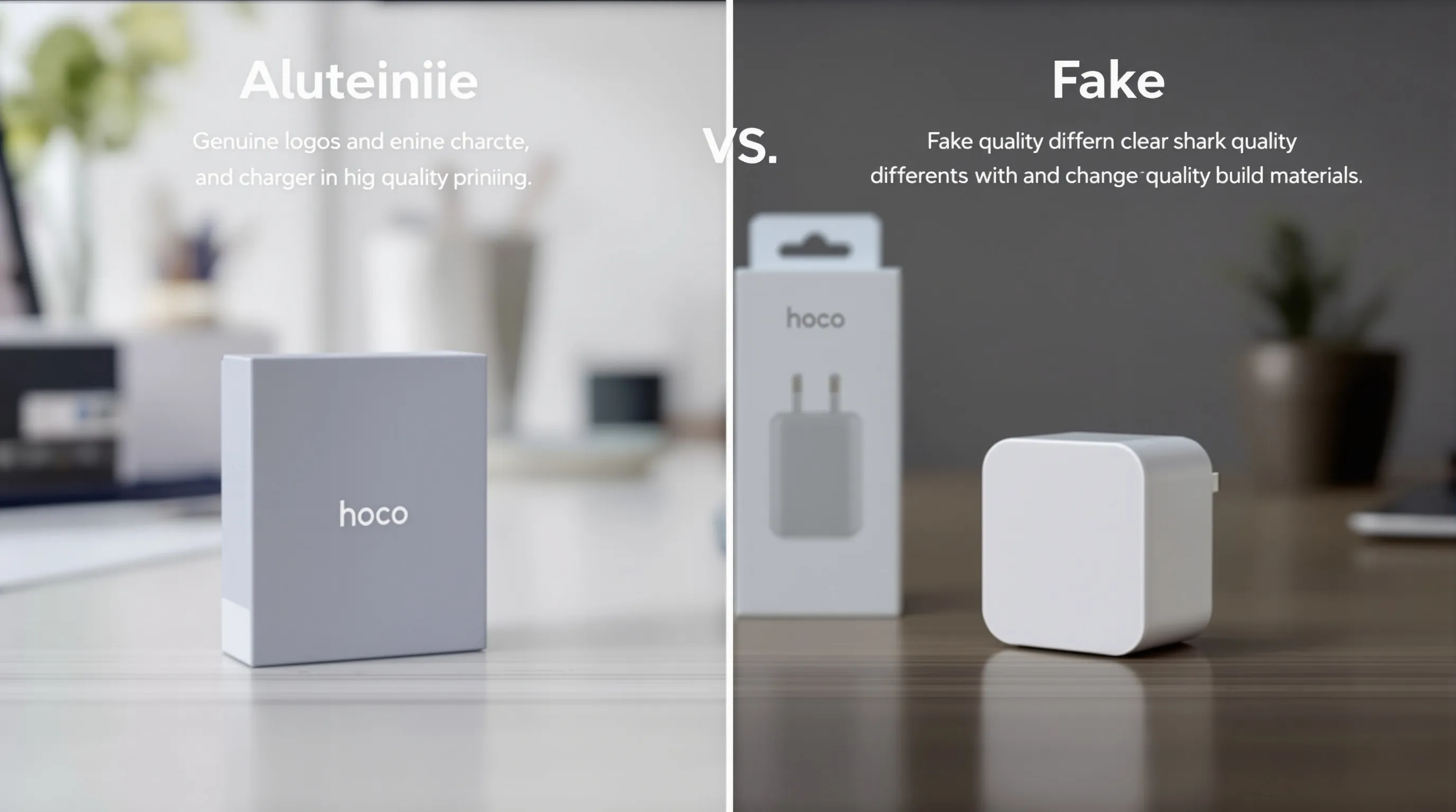 Đặc điểm nhận biết sạc Hoco chính hãng