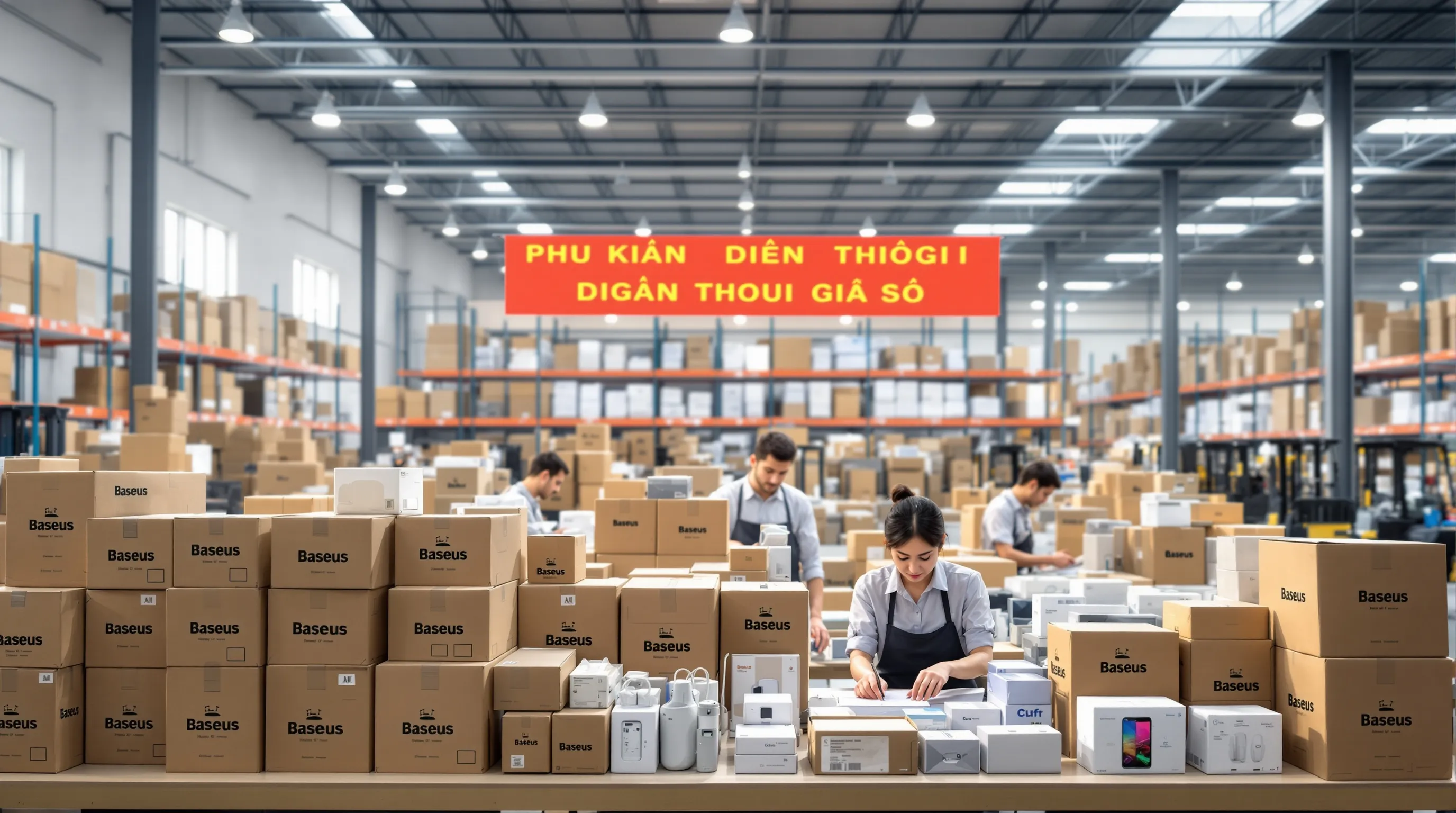Quy trình nhập sỉ phụ kiện Baseus
