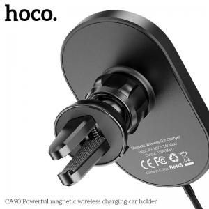 Giá đỡ điện thoại kiêm sạc ô tô Hoco CA90