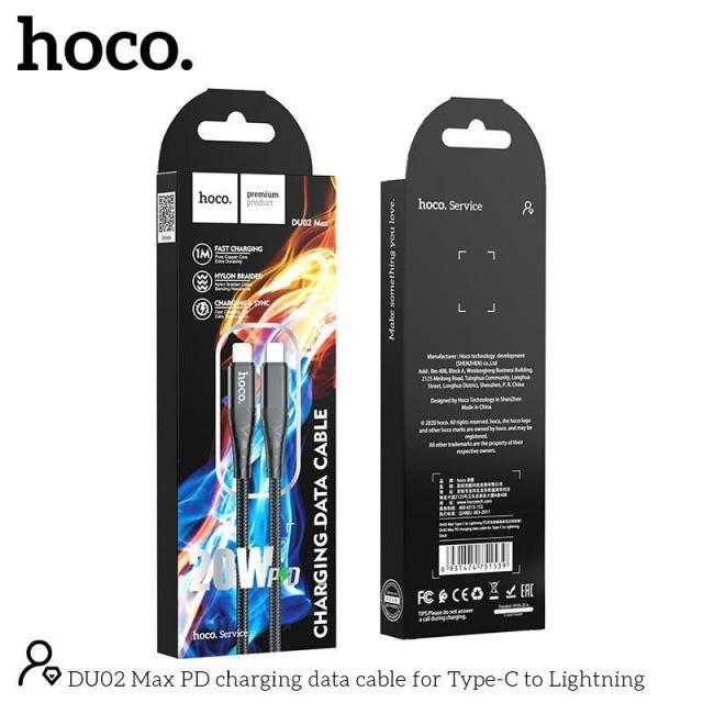 Cáp sạc Typec - Lightning Hoco Du02