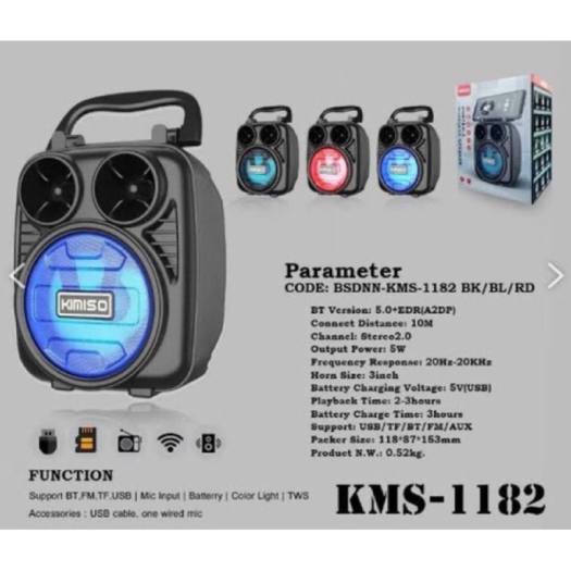 Loa Bluetooth Kimiso KMS-1182