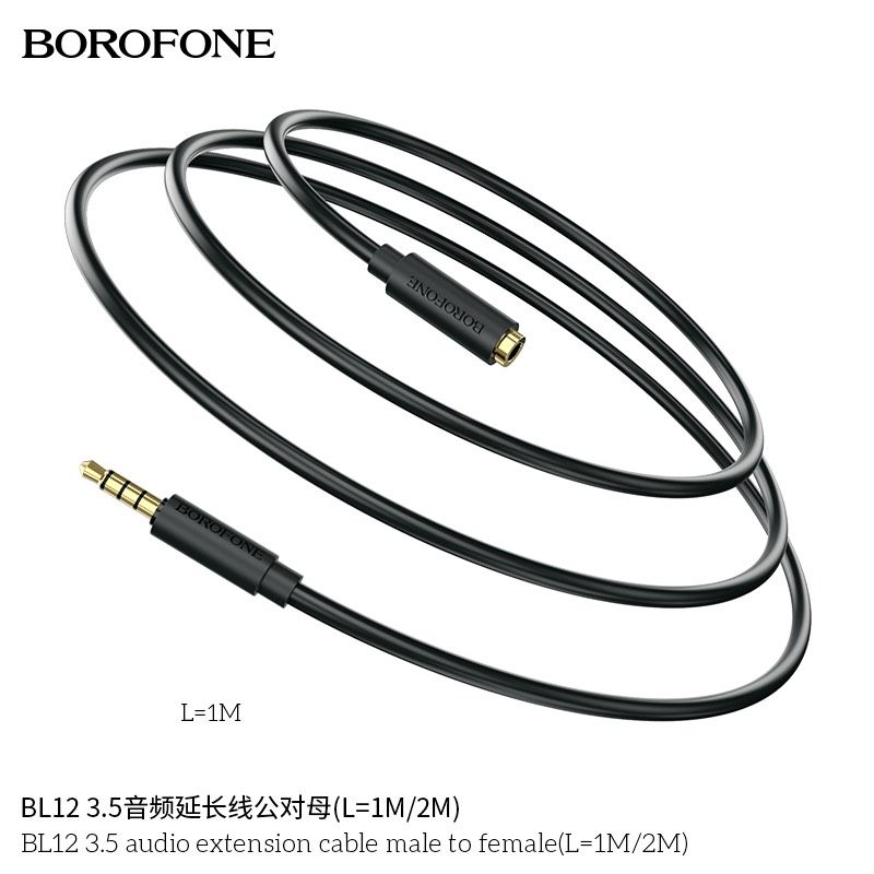 Cáp nối dài 3,5mm Borofone BL12 1m