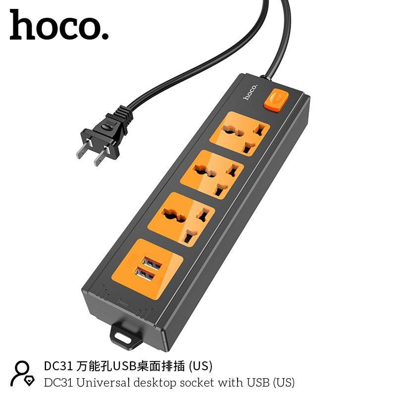 Ổ cắm điện Hoco DC31
