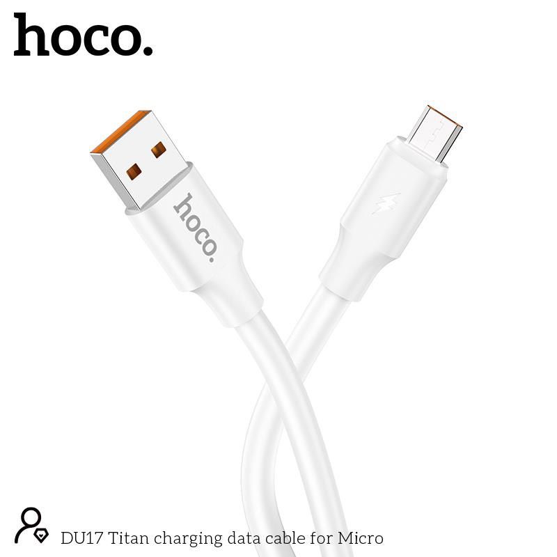 Cáp sạc nhanh Micro Hoco Du17