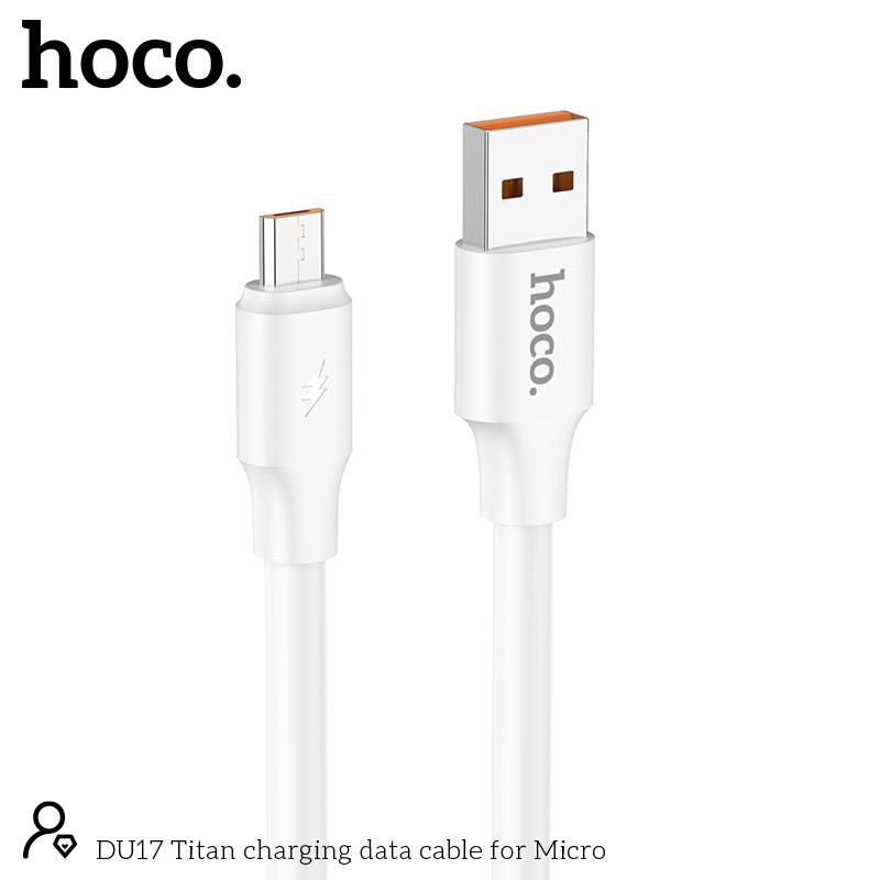 Cáp sạc nhanh Micro Hoco Du17