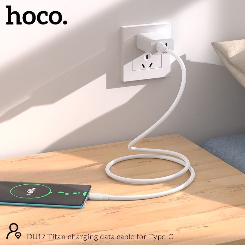 Cáp sạc nhanh Typec Hoco Du17