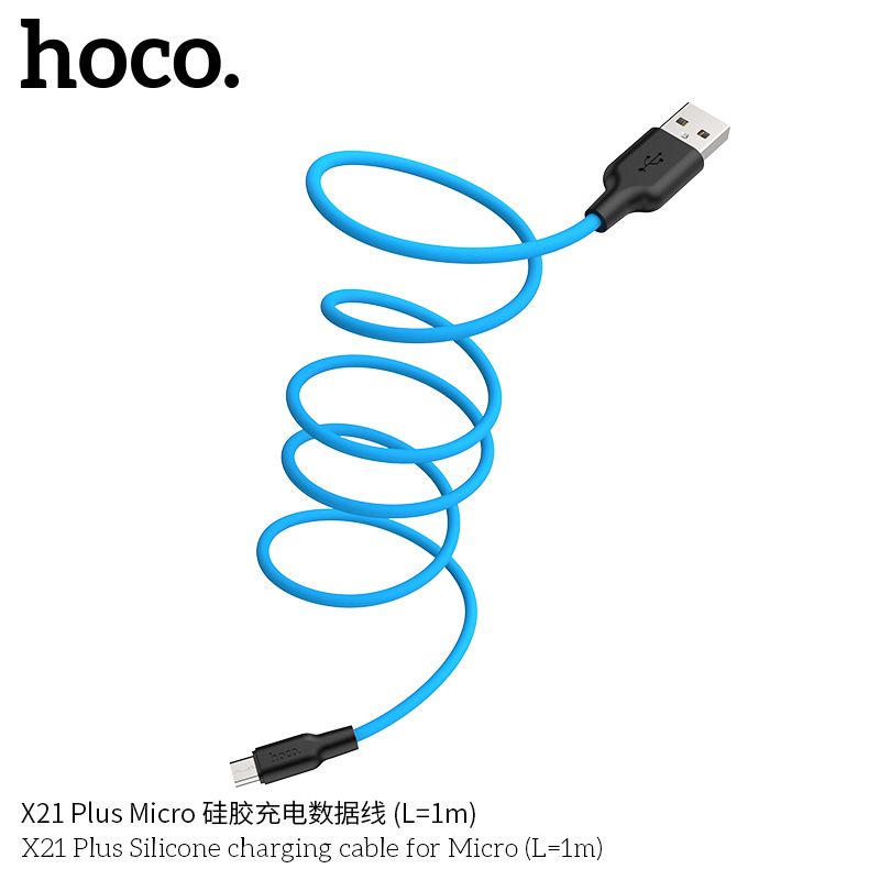 Cáp sạc nhanh Micro Hoco X21 Plus