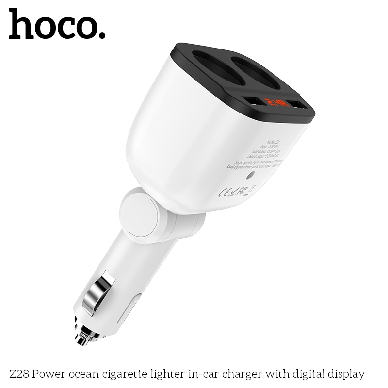 Tẩu sạc ô tô Hoco Z28