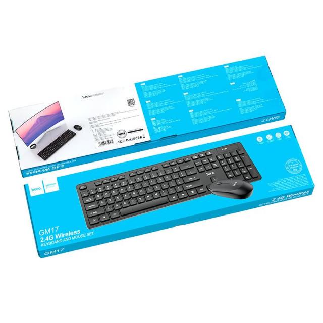 Bộ bàn phím chuột máy tính không dây Hoco GM17