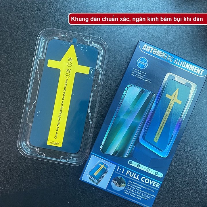 Kính cường lực iPhone phủ nano mượt chống bám vân tay