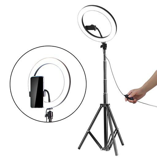 Đèn livestream 26cm vòng tròn giá sỉ chính hãng SKU Den 26cm