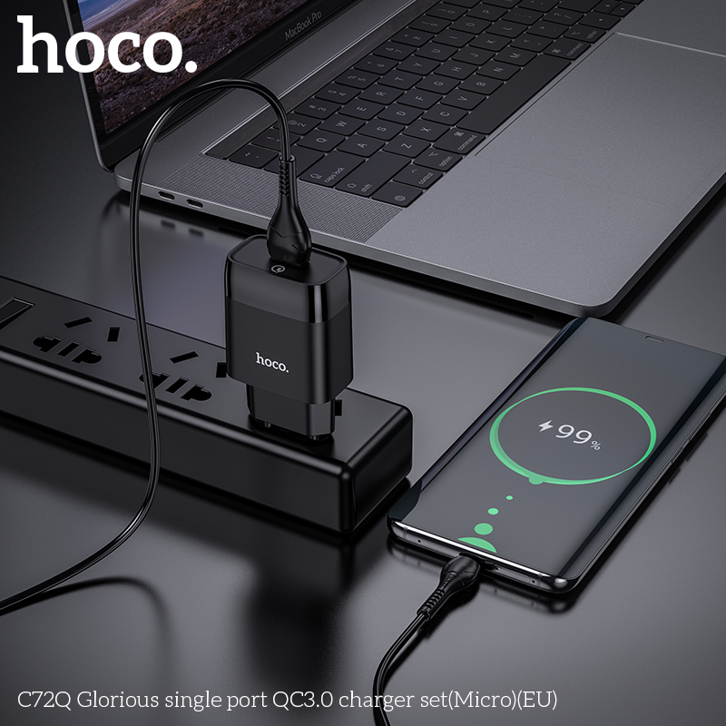 Bộ Sạc Micro Hoco C72Q 18w giá tốt