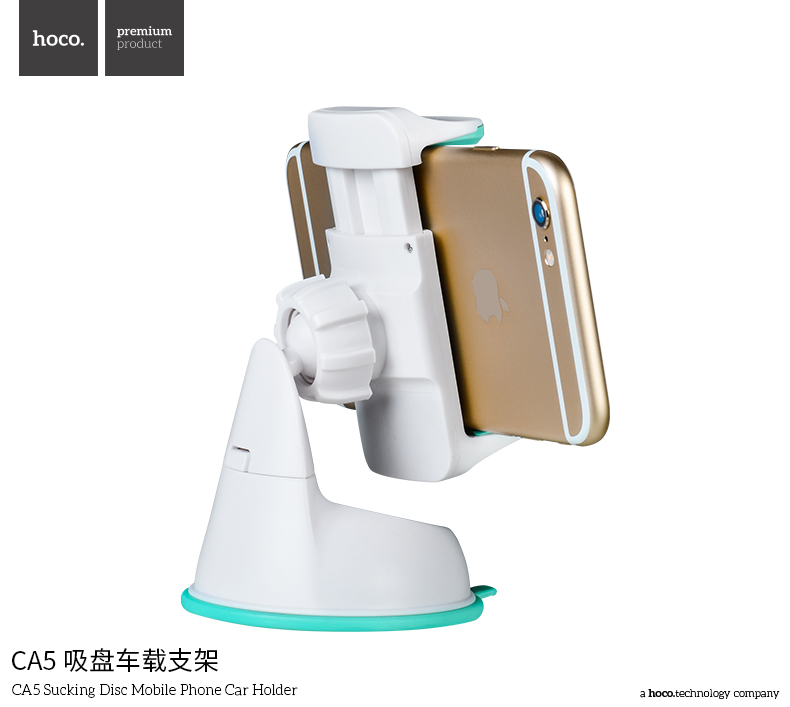 Giá đỡ điện thoại ô tô Hoco CA5 xoay 360 độ chính hãng