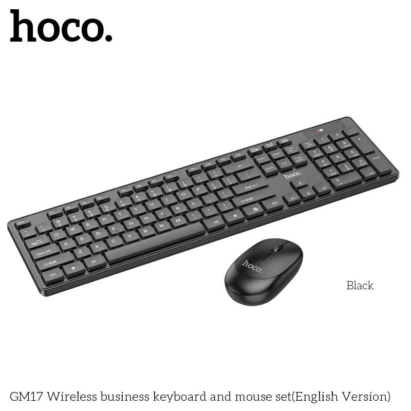 Bộ bàn phím chuột máy tính không dây Hoco GM17