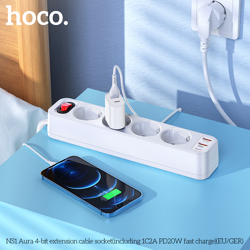 bán buôn Ổ cắm điện thông minh Hoco NS1
