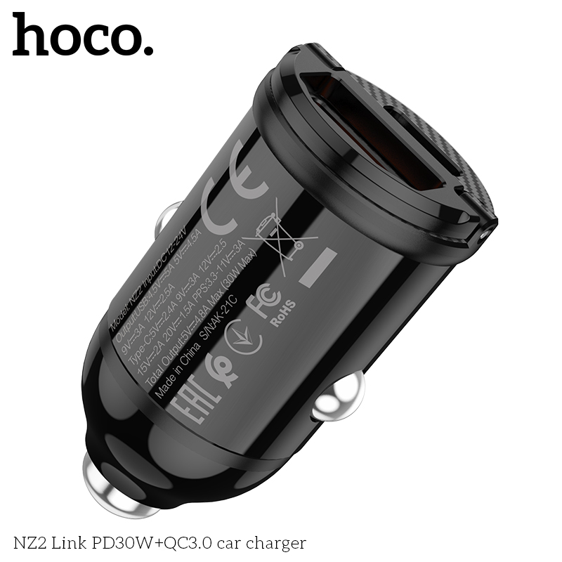 bán sỉ Tẩu sạc ô tô Hoco NZ2