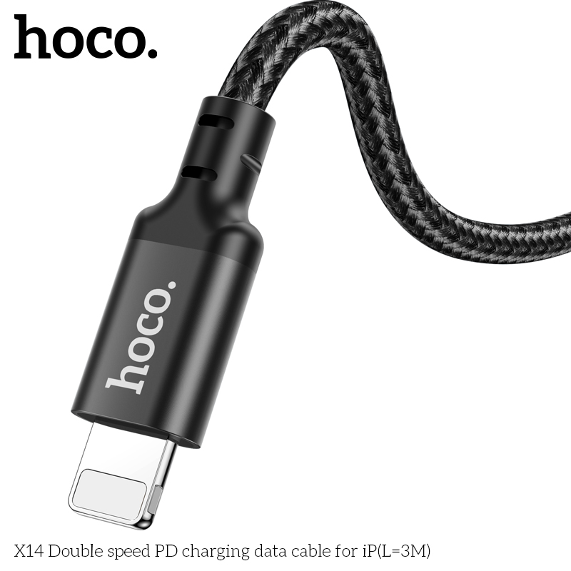 bán buôn Cáp Type-C to iP Hoco X14 20w 3m