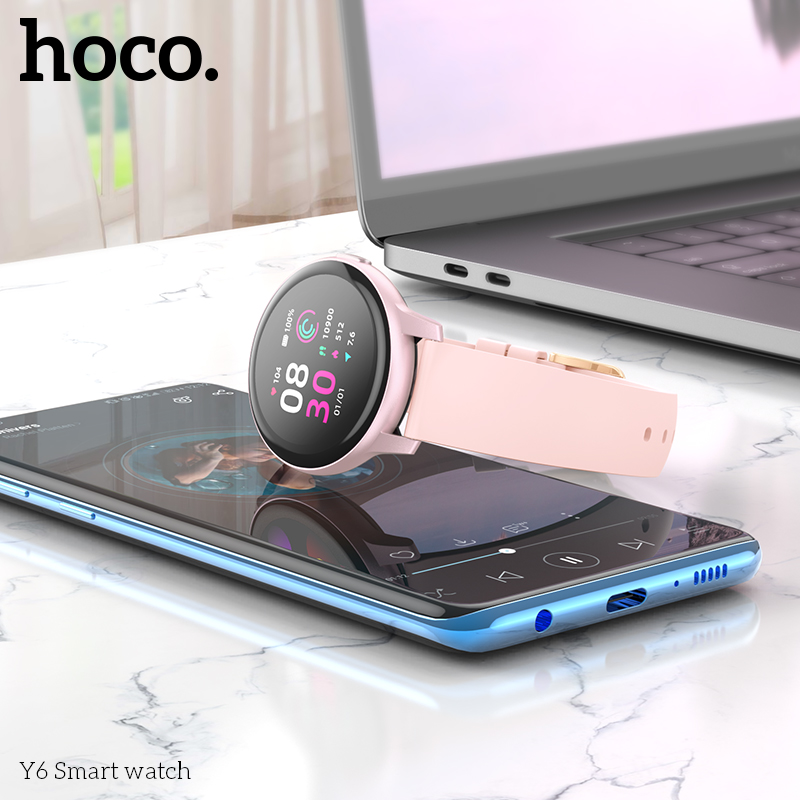Đồng Hồ Thông Minh Smartwatch Hoco Y6 giá tốt