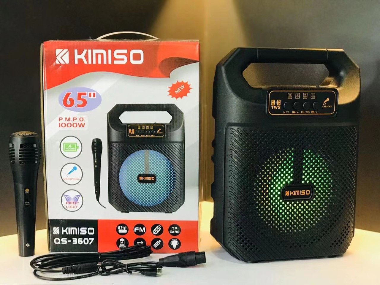 Loa bluetooth kèm mic Kimiso QS-3607