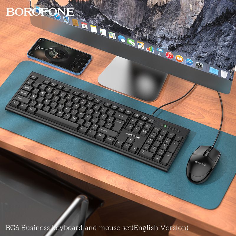 Bộ bàn phím chuột máy tính Borofone BG6 giá tốt