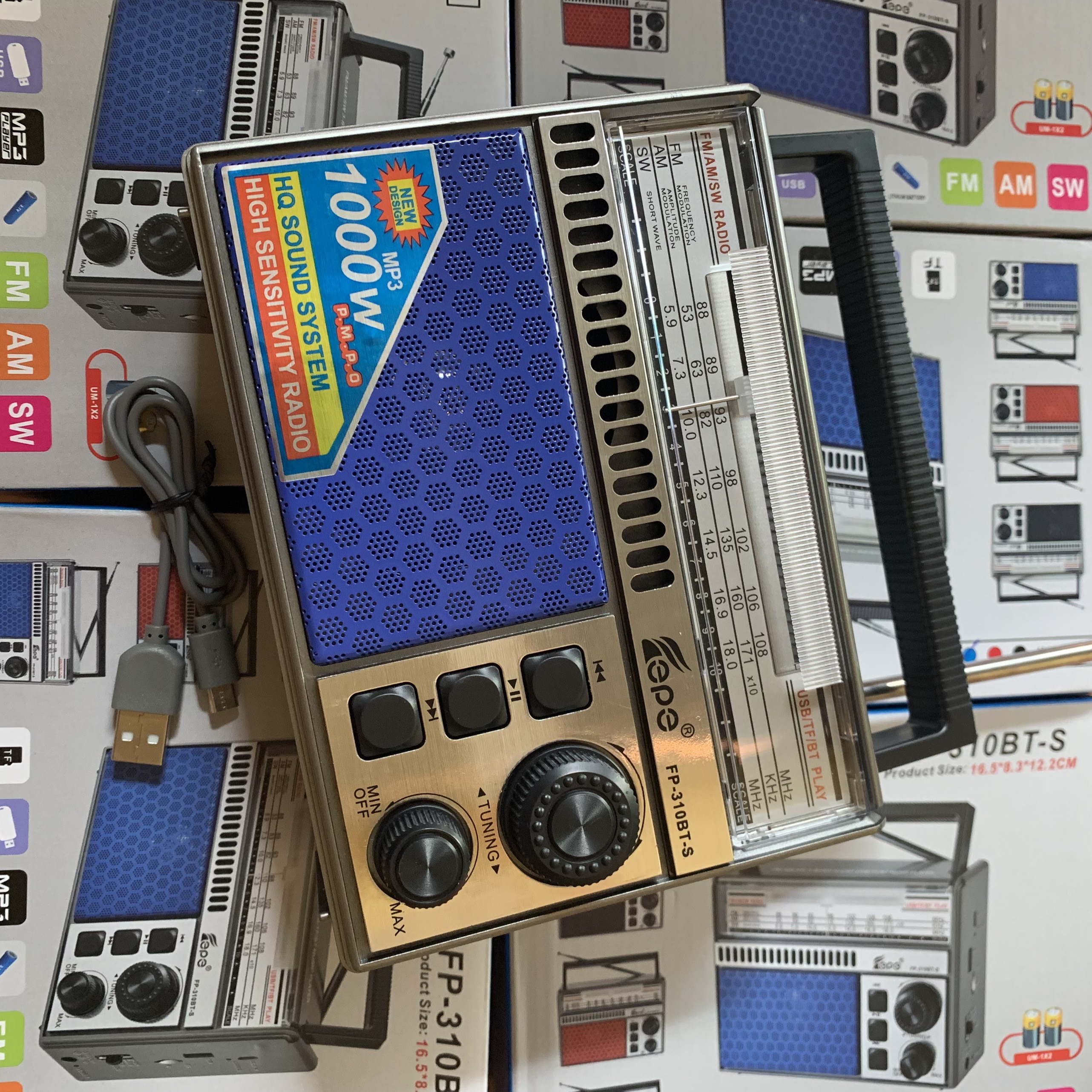 bán buôn Đài FM Radio Bluetooth FP-310BT-S