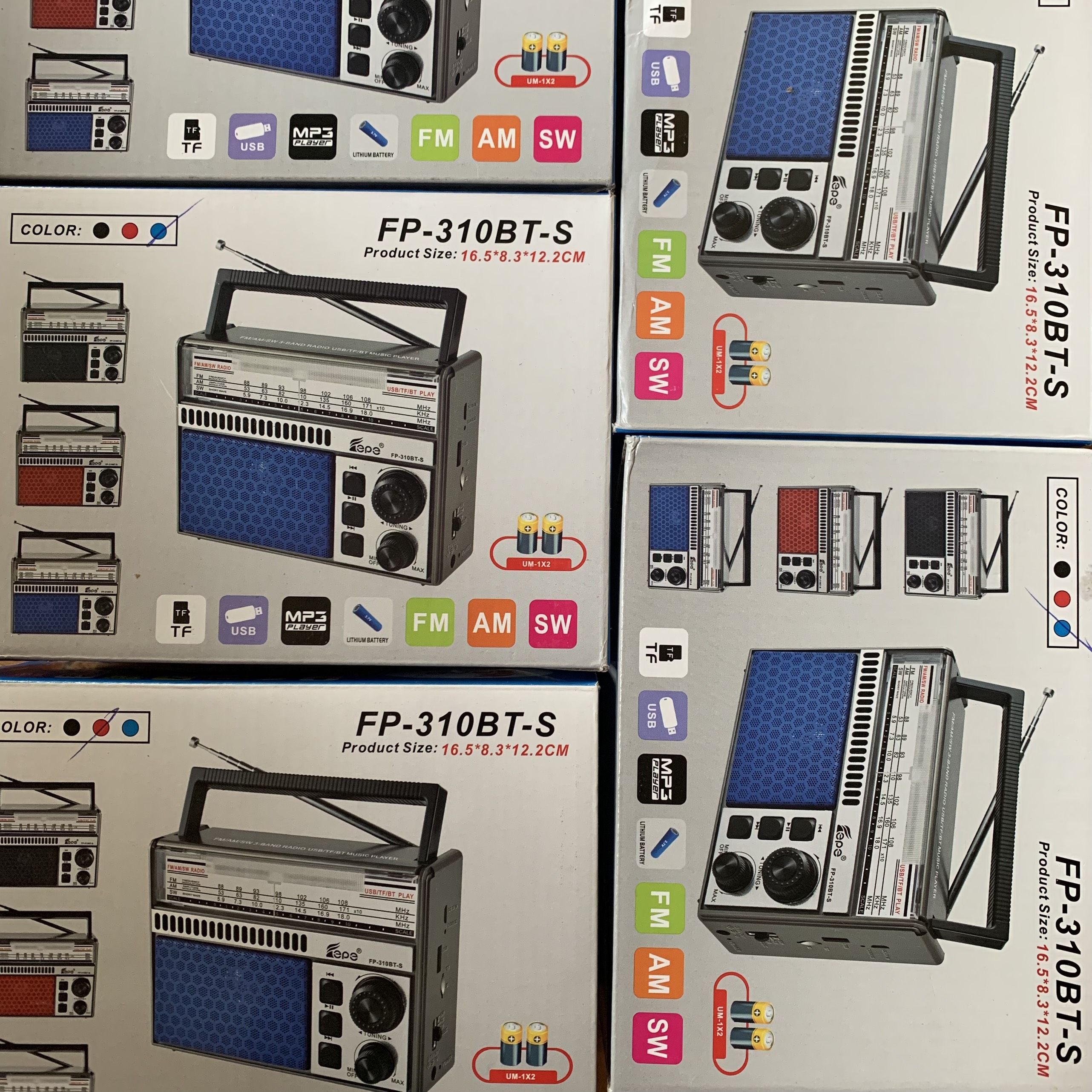 Đài FM Radio Bluetooth FP-310BT-S giá sỉ