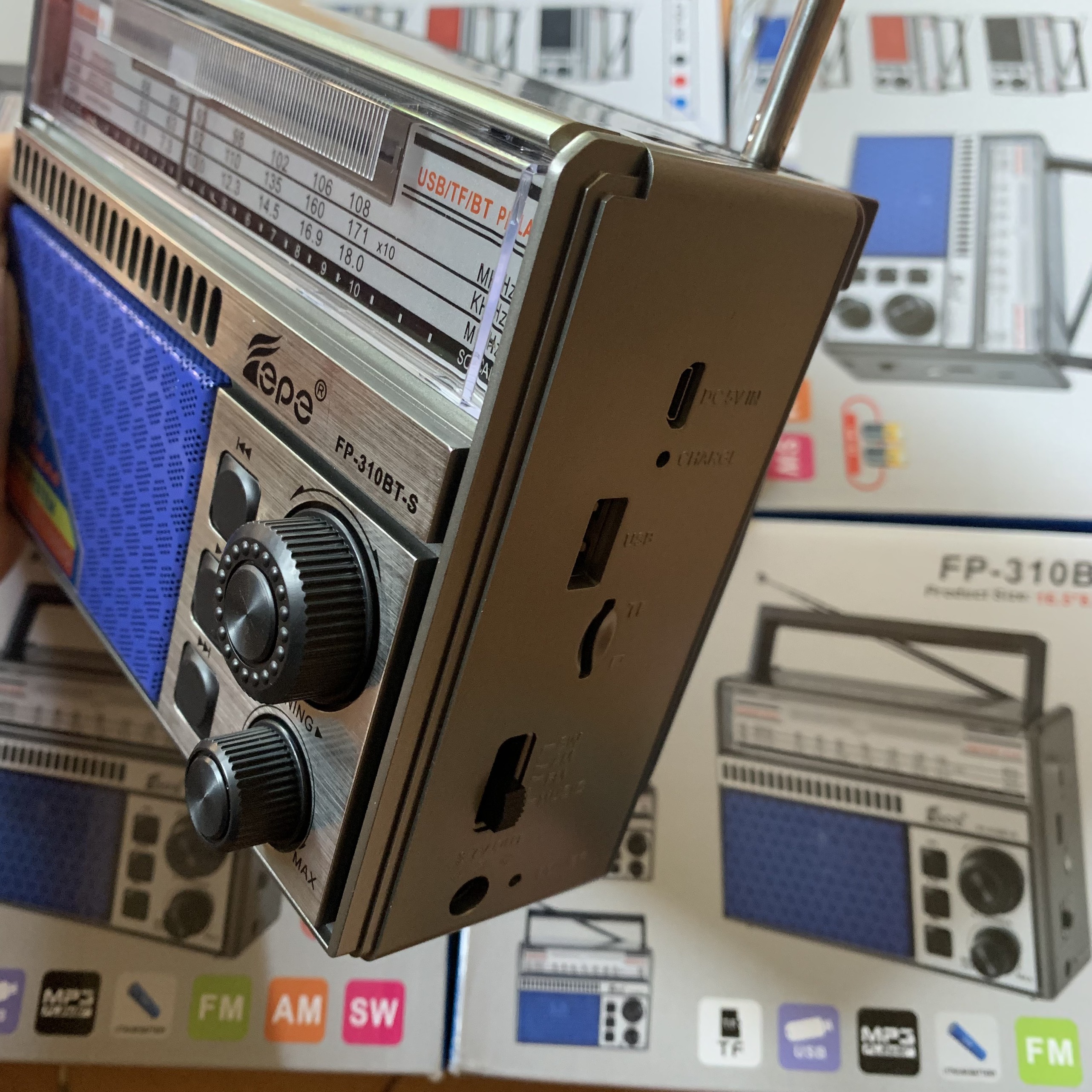 Đài FM Radio Bluetooth FP-310BT-S giá tốt