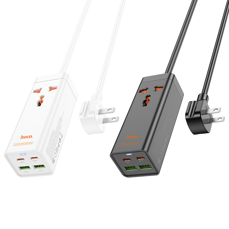 Ổ Điện Thông Minh Nhiều Cổng Sạc Hoco AC10