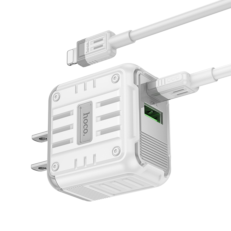 Bộ sạc Hoco C135 Type-C iP kèm dây Lightning 1m