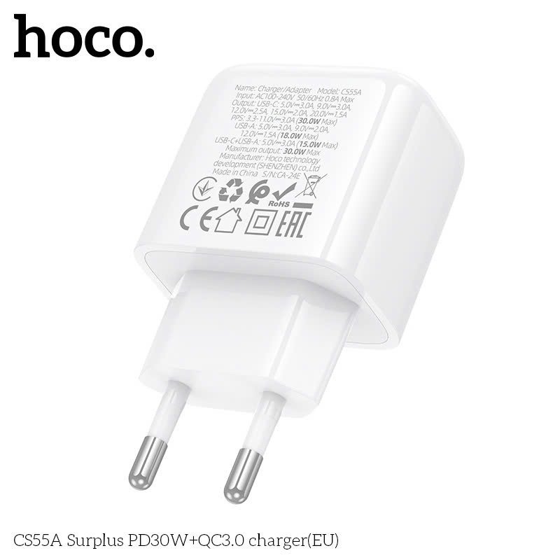 bán sỉ Củ Sạc Nhanh Hoco CS55A 30w