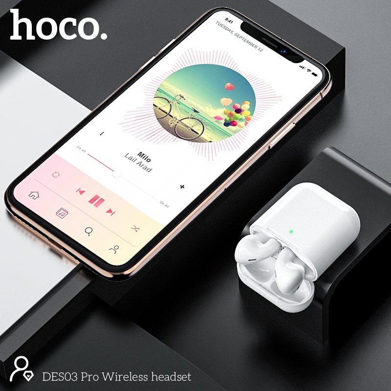 Tai Nghe Airpods 2 Hoco DES03 Pro 7h giá tốt