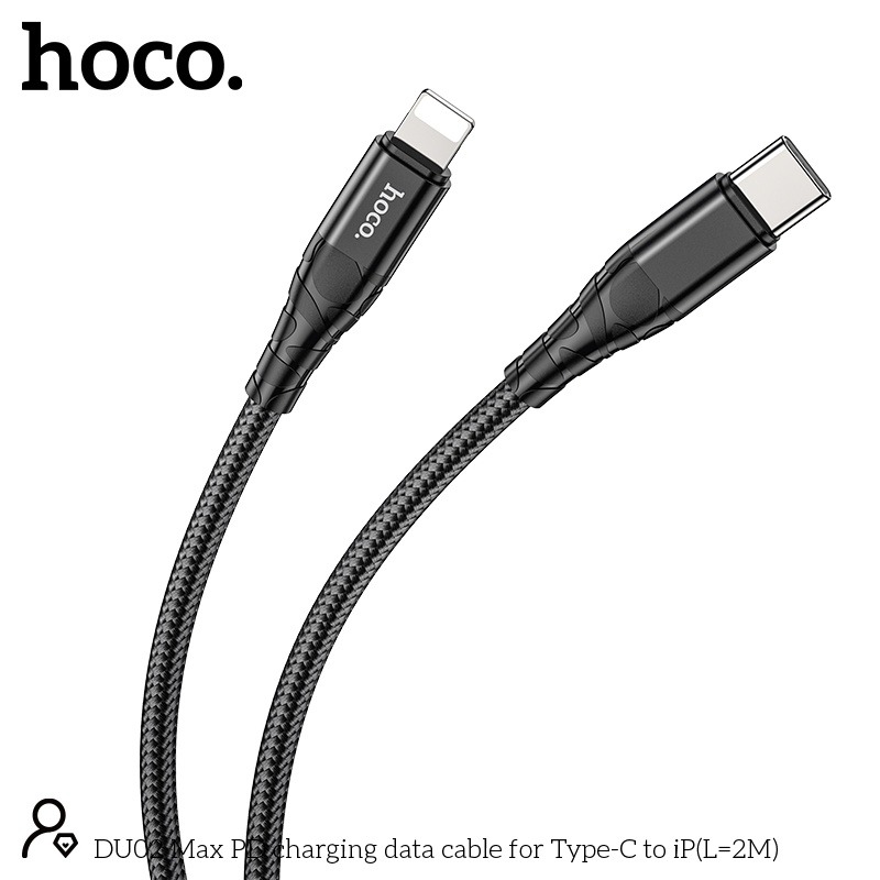 bán sỉ Cáp Type-C to iP Hoco DU02 2M 20w