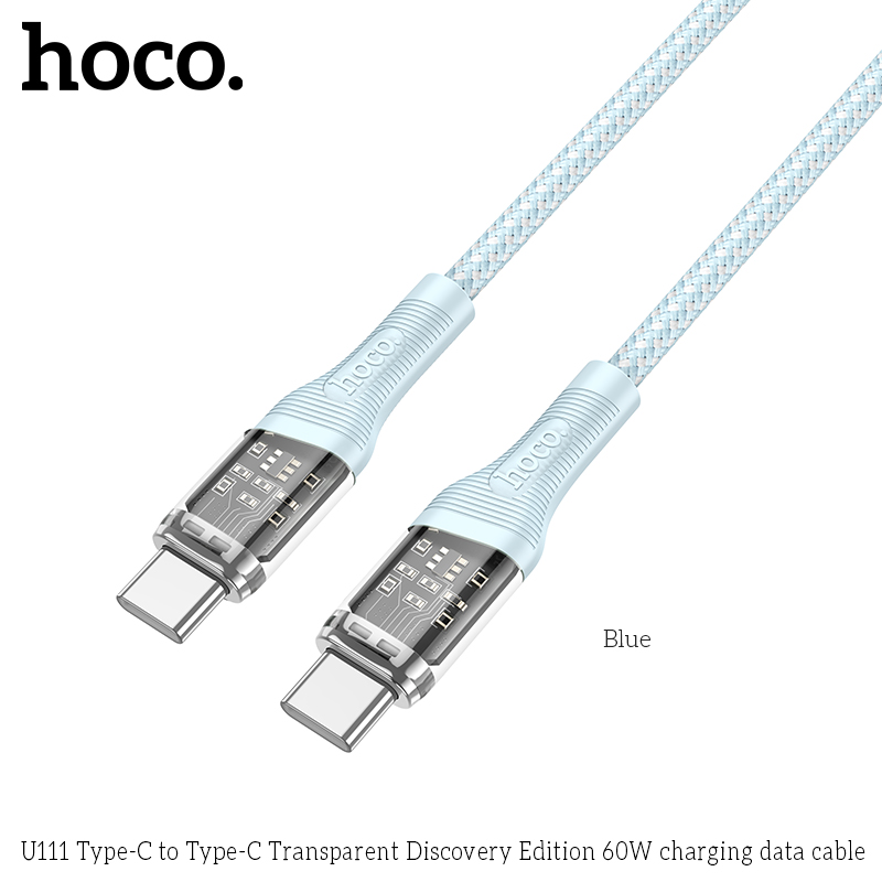Cáp Type-C to Type-C Hoco U111 60w