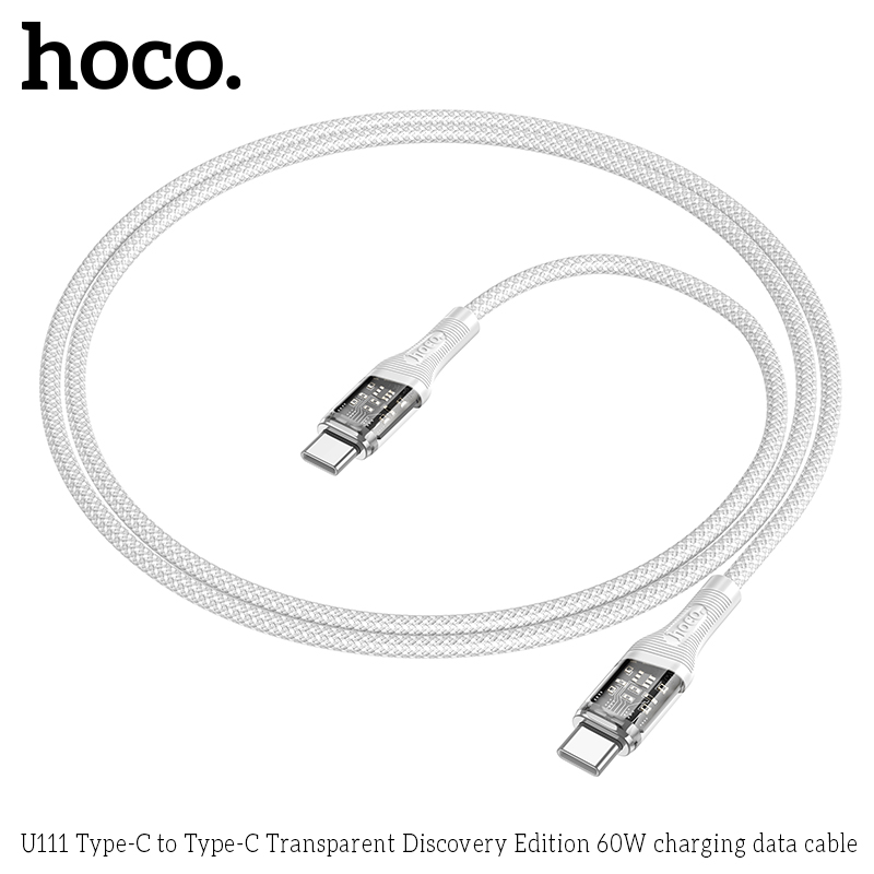 Cáp Type-C to Type-C Hoco U111 60w giá sỉ