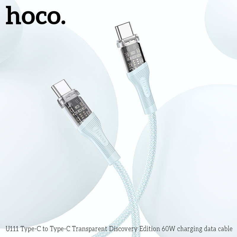 Cáp Type-C to Type-C Hoco U111 60w giá tốt