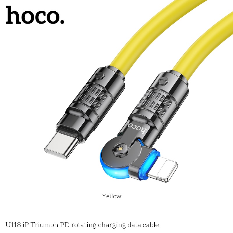 Cáp Type-C to iP Hoco U118 20w giá tốt