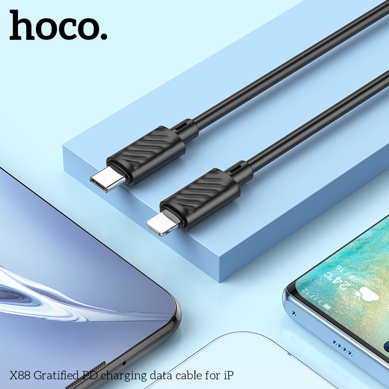 Cáp Type-C to iP Hoco X88 20w giá sỉ