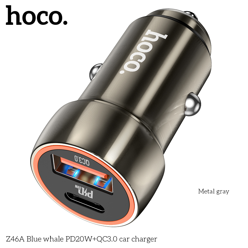 bán sỉ Tẩu Sạc Ô Tô Hoco Z46A 20w