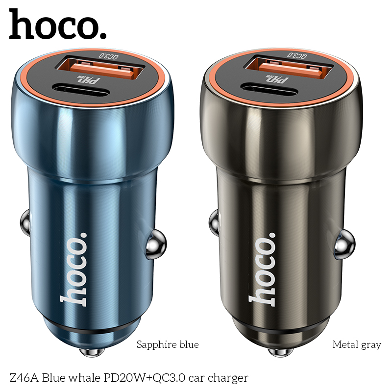 bán buôn Tẩu Sạc Ô Tô Hoco Z46A 20w