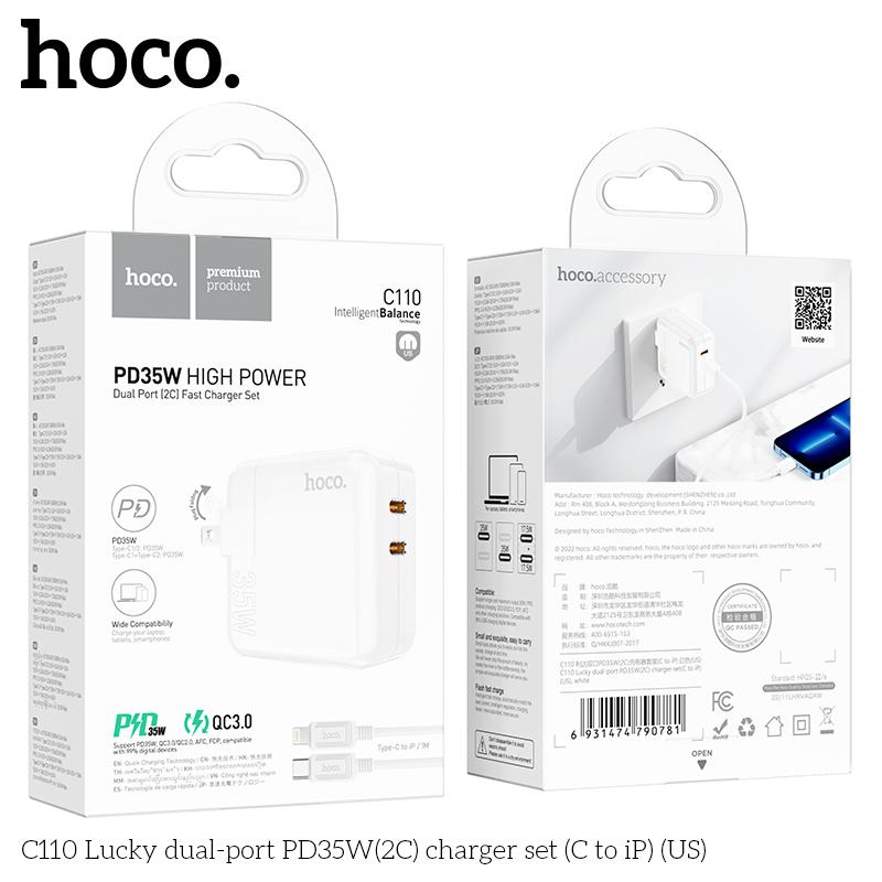 Bộ Sạc Type-C to iP Hoco C110 35w