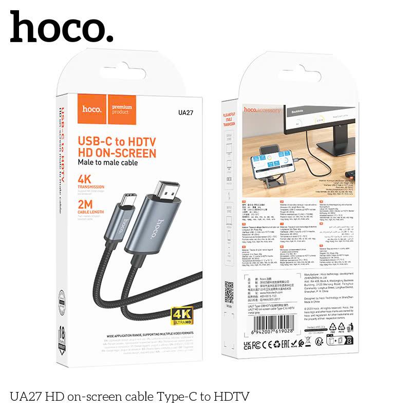 Cáp Chuyển Đổi Hoco UA27 Type-C to HDMI