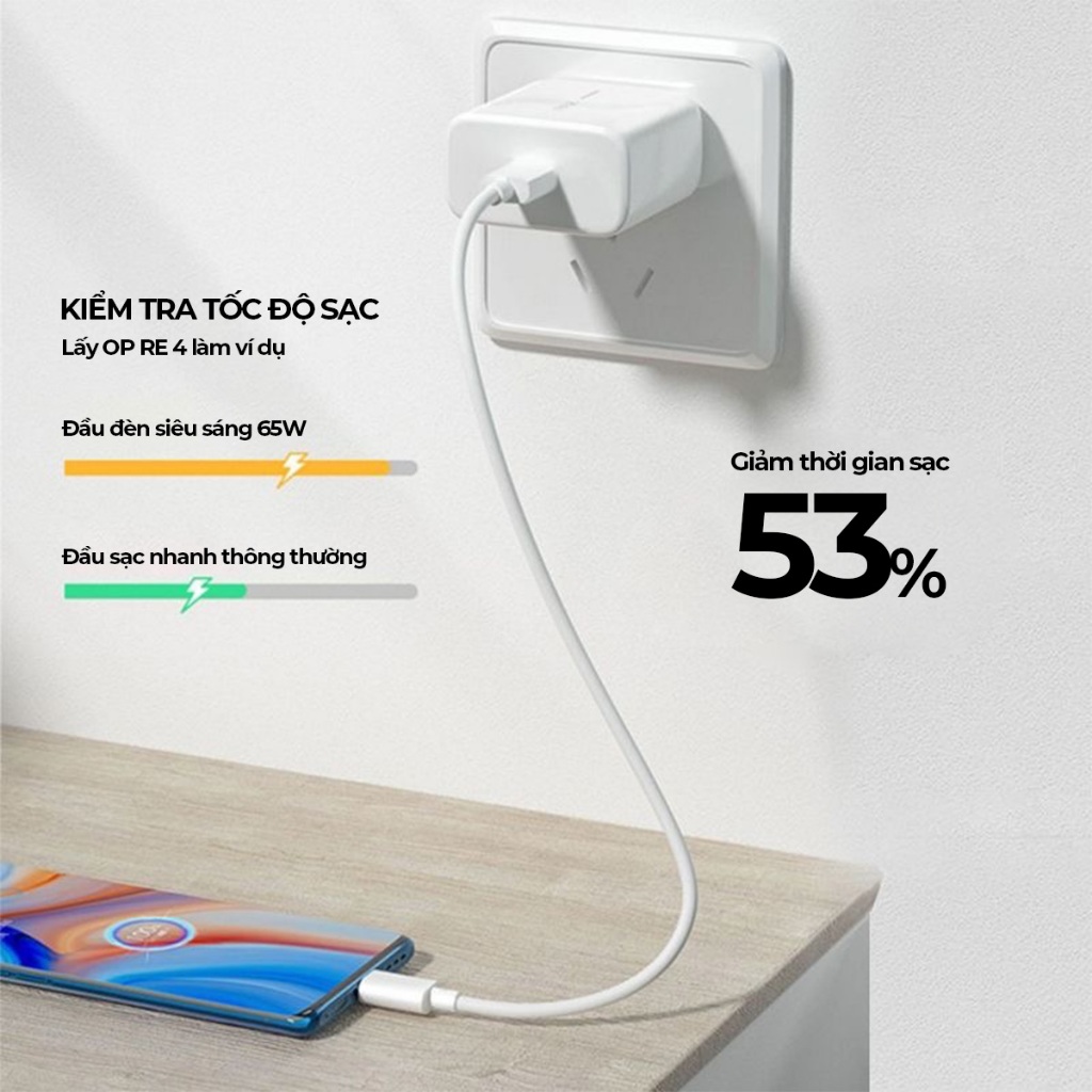 Bộ Sạc Type-C Vooc OP MaxiTech 30w