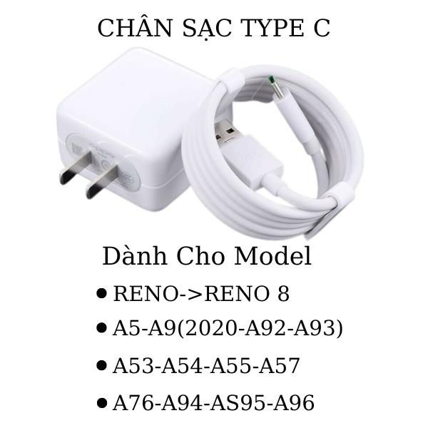 Bộ Sạc Type-C Vooc OP MaxiTech R17 giá tốt