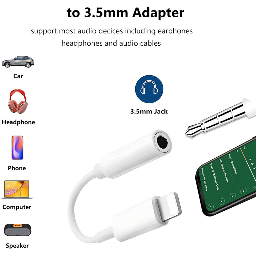 Cáp âm thanh iP to 3.5mm Zin giá sỉ