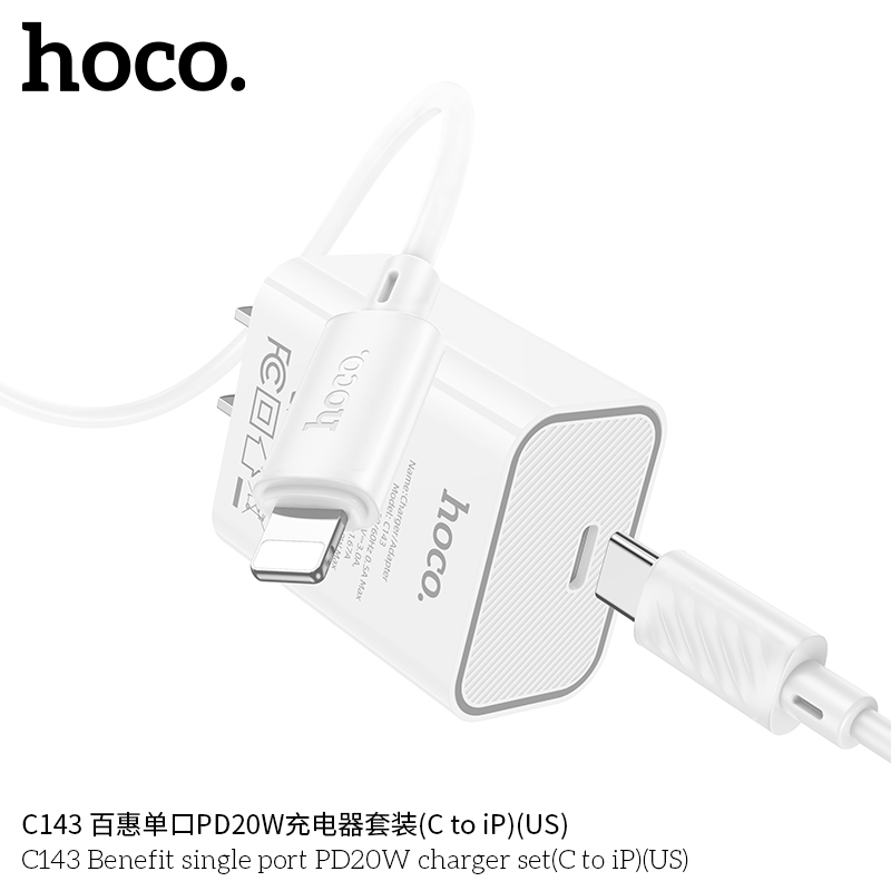 Bán buôn Hoco C143 Type-C to iP 20W giá tốt