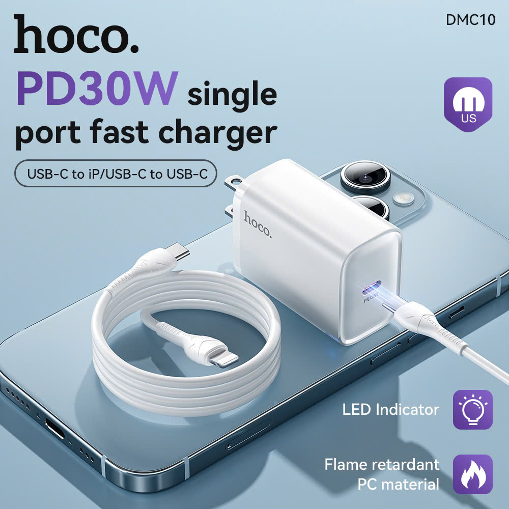 Củ Sạc Hoco DMC10 30w