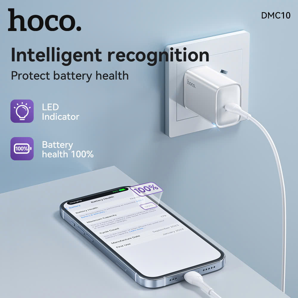 bán sỉ Củ Sạc Hoco DMC10 30w