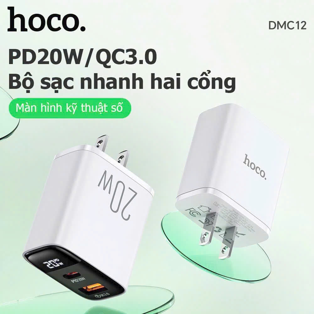 bán buôn Củ Sạc Hoco DMC12 20w