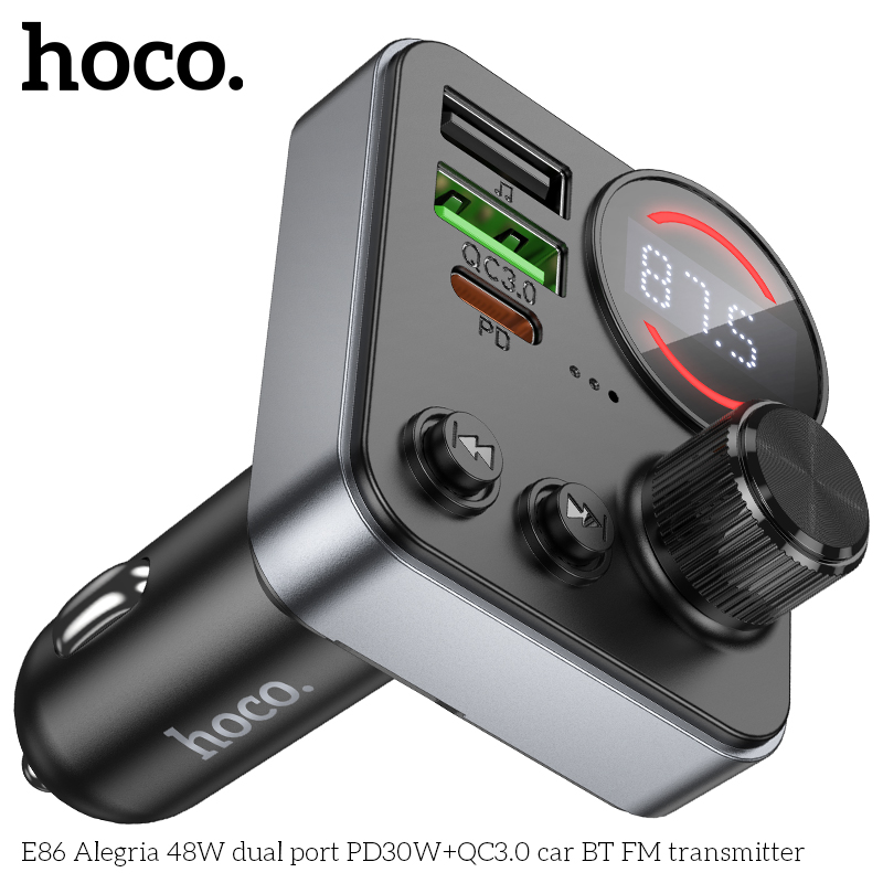 bán sỉ Tẩu Sạc Ô Tô Hoco FM BT E86 48w